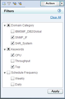 Multiple filter variables selected across multiple filter groups