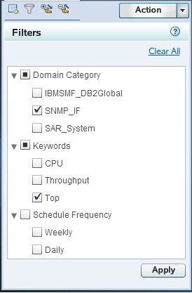 Two filter variables selected across two filter groups