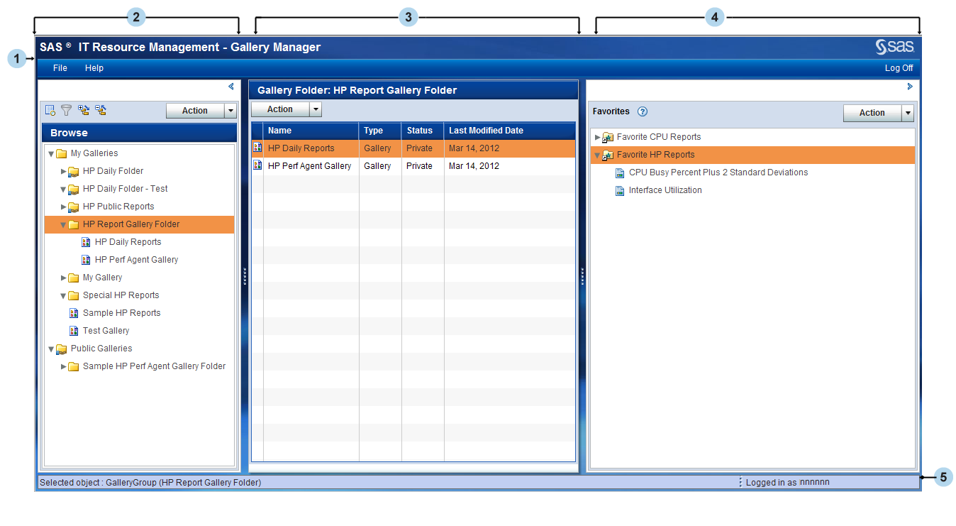 Gallery Manager Interface
