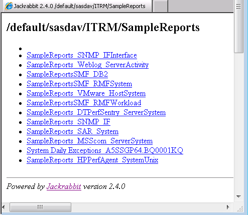Samples Folder in the SAS Content Server