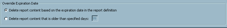 Override Expiration Date Options on the Report Definitions Tab