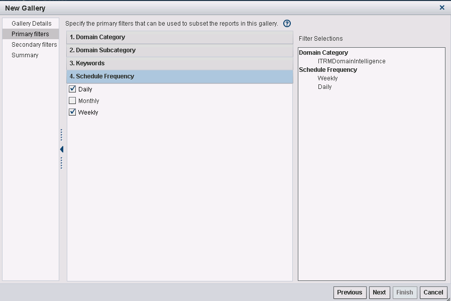 Select More Time Periods in the ITRM Report Center Wizards