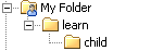 learn and child folders