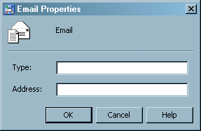 Email Properties Window