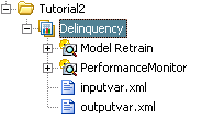 The Delinquency project in the Project Tree