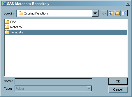 Metadata Repository Folders