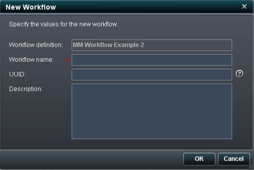 New Workflow Instance