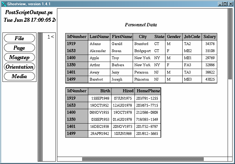[PostScript Output]