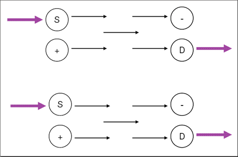 A Network with Both Missing S Supply and Missing D Demand Nodes