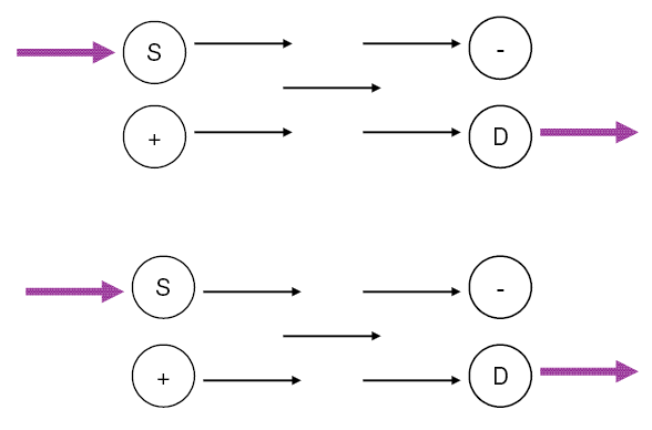A Network with Both Missing S Supply and Missing D Demand Nodes
