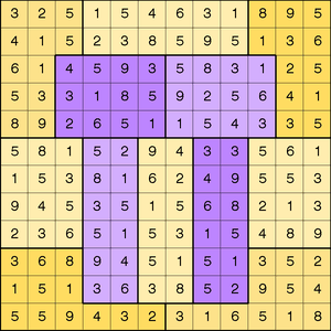 Solution to Pi Day Sudoku 2008