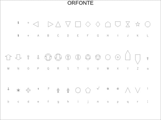 ORFONTE - An Empty Font