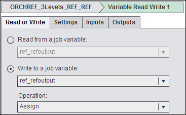 Base-Level Read or Write Variable Settings