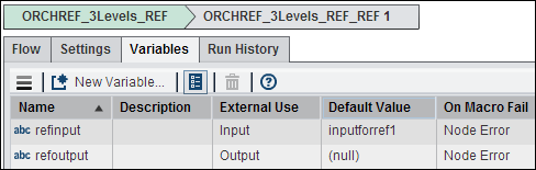 Middle-Level Orchestration Job Variables