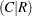 $D (C|R)$