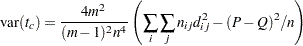 $d_{ij} = A_{ij} - D_{ij}$
