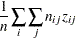 $\displaystyle z_{ij} $