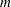 $m$