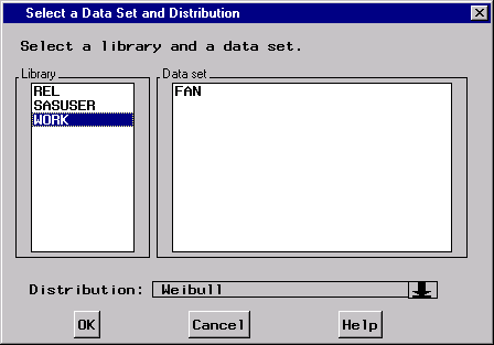  Data Set and Distribution Window 