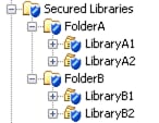 contents of FolderA and FolderB