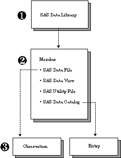 [Hierarchy of SAS Data Object Types]