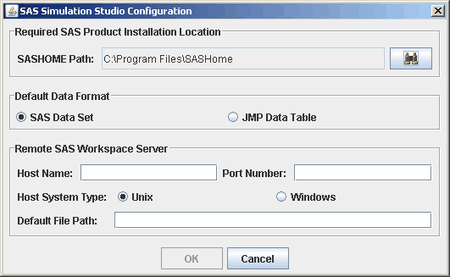 Configuration Dialog Box