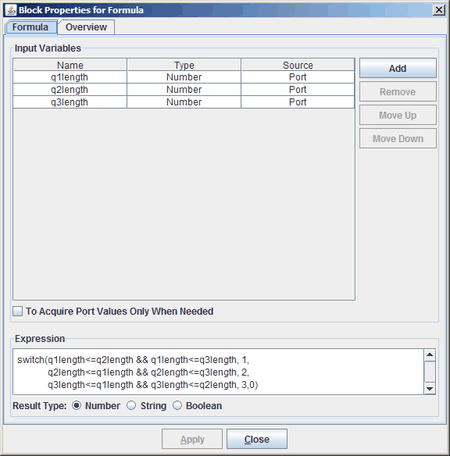 Routing Formula