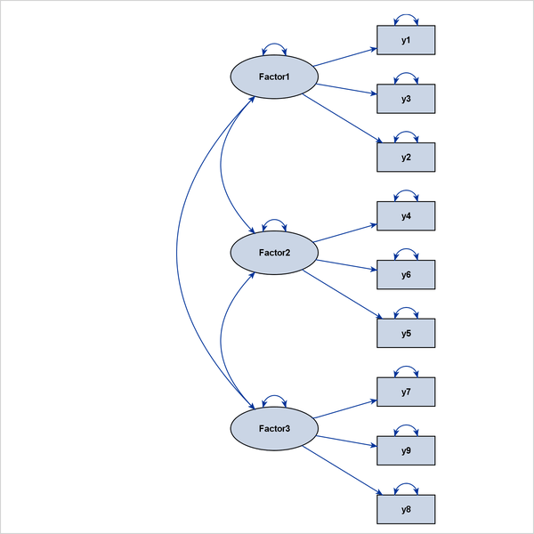 Confirmatory Factor Model That Exhibits an Ideal Process-Flow Pattern