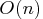 o(n)