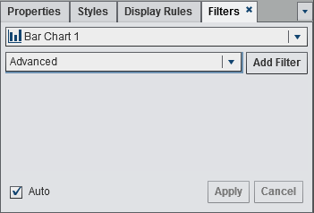 Advanced Selection on the Filters Tab