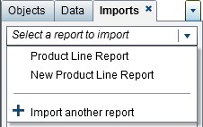 Imports Tab with a Report List