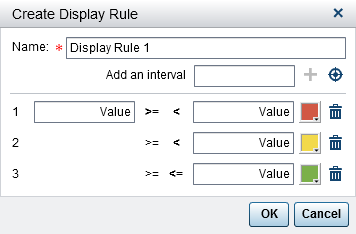 Create Display Rule Window
