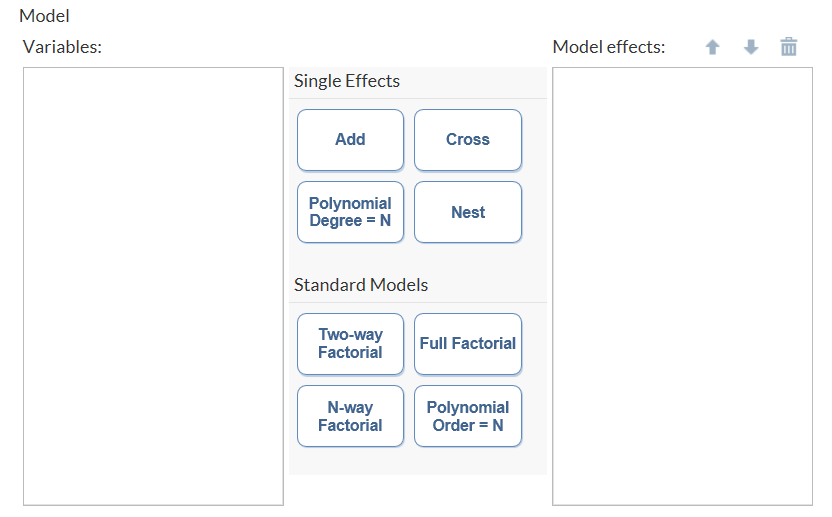 Example of a Model Effects Builder