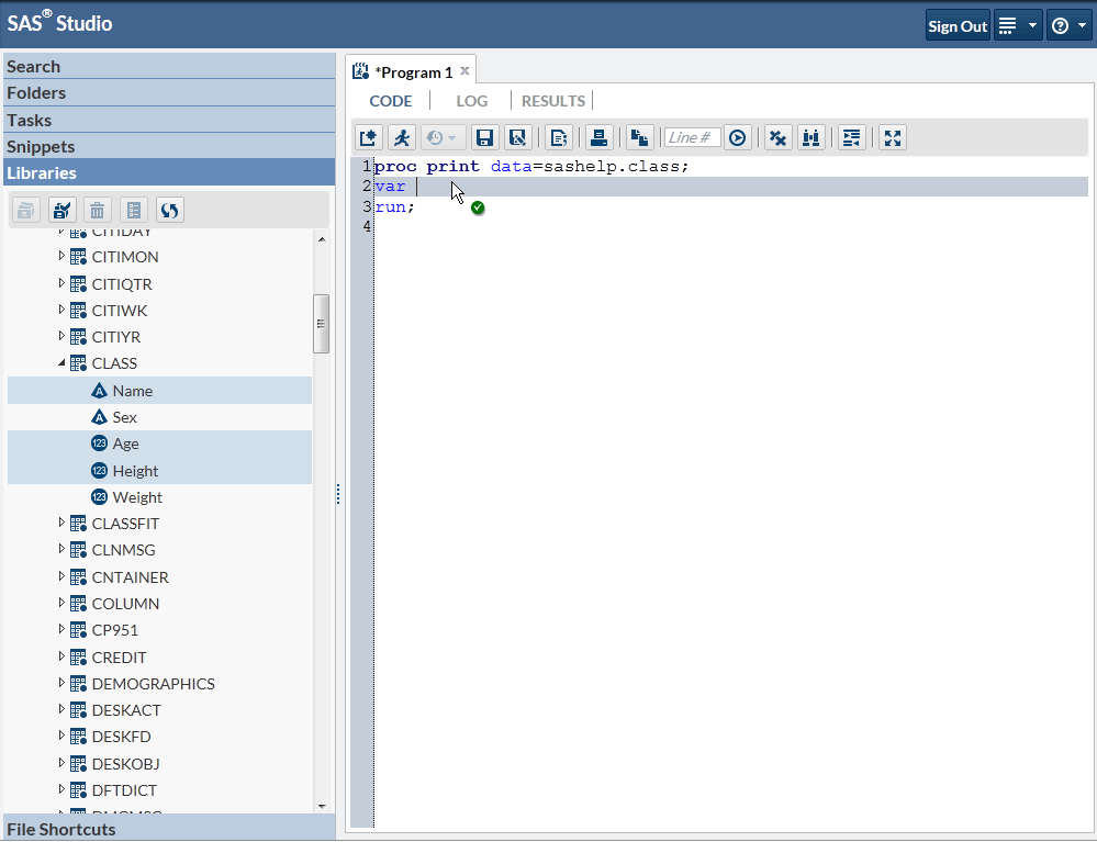 Program Window That Shows Drag Operation from Libraries Section