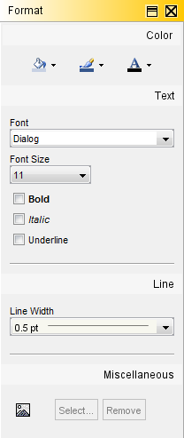 Format Toolbar in Panel Mode