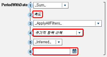 PeriodWithDate 연산자에 대한 파라미터