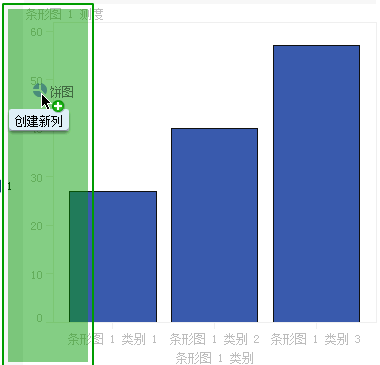 插入新列的阴影区域。