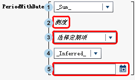 PeriodWithDate 运算符的参数