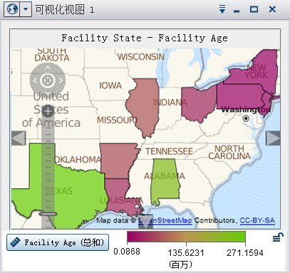 地理区域图示例