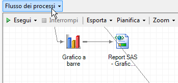 Pulsante di menu degli elementi visualizzati di recente