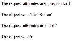 Results of submitting CheckBoxList form