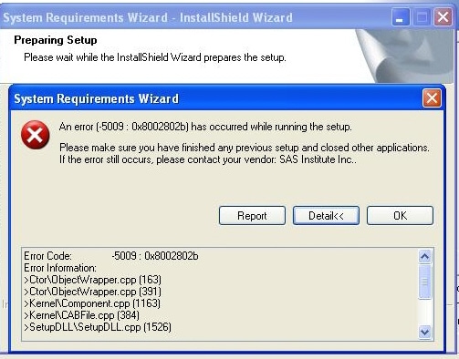 error code -6002 installshield wizard