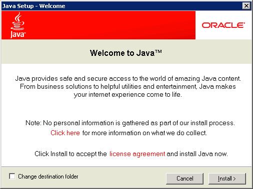 Java - Welcome