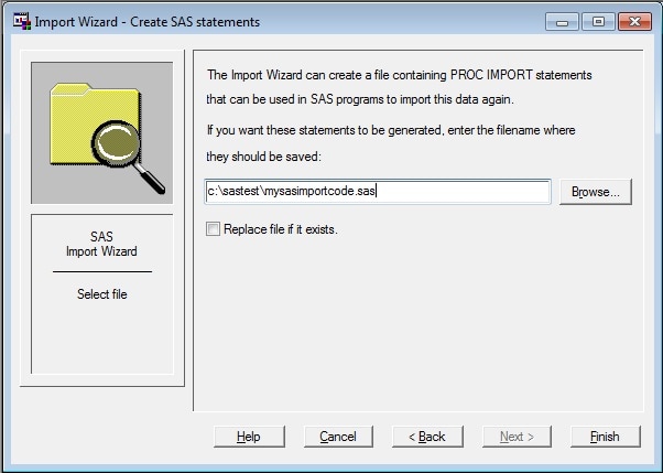 proc import sas