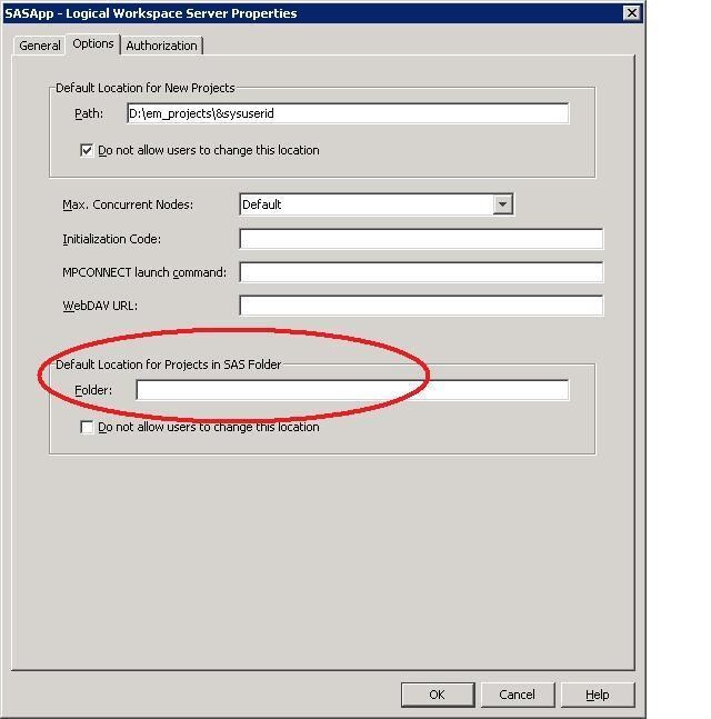 44514 Setting the default SAS® Management Console storage folder in