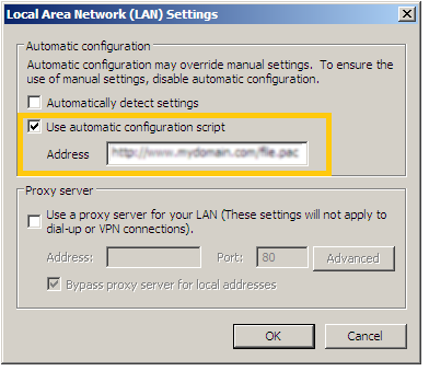Proxy and Firewall Settings - 1