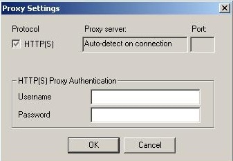 Proxy Settings