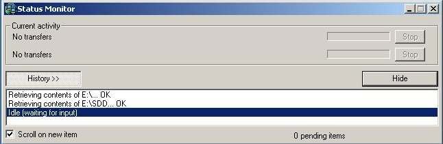 Status Monitor History