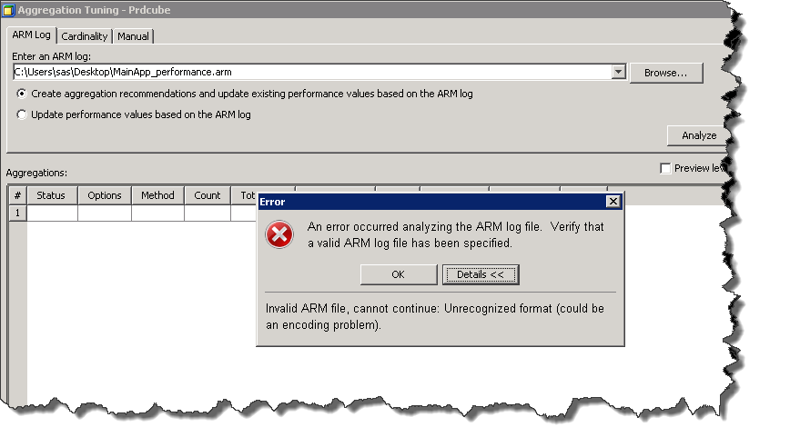 an error has occurred see log file masterwriter