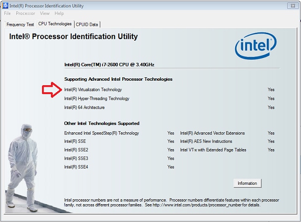 Intel Virtualization Check